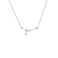 5 out of 5 stars. Cancer Zodiac Constellation Necklace 18k White Gold Diamond Genevieve Collection Wolf Badger