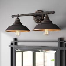 Trent Austin Design Alayna 2 Light Dimmable Oil Rubbed Bronze Vanity Light Reviews Wayfair