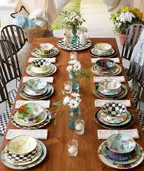 Mackenzie Childs All Enamelware Elegant Table Settings Mackenzie Childs Table Settings