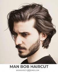 Chin Length Hair Aka The Man Bob Menshair Menshaircuts Menshairstyles Menshairstylestrends Typeso Haircuts For Men Long Hair Styles Men Men Haircut Styles