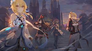 art genshin impact is a surprisingly great game. Genshin Impact Girls Lumine Amber Jean Lisa Hd 4k Wallpaper 3 2988