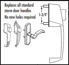 The emco forever series 36 in. How To Install Or Replace A Storm Or Screen Door Handle Ideal Security Inc Knowledge Base