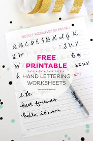 Maybe you would like to learn more about one of these? 3 Free Hand Lettering Worksheets For Beginners Printable Crush