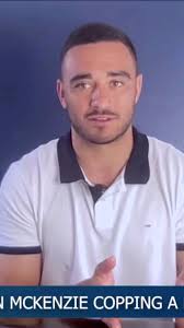 Former Crusader halfback, Bryn Hall speaking