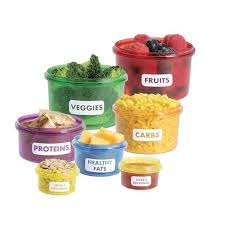 Perfect Portions Portion Control Containers Walmart Com In 2021 Container Diet Portion Control Portion Control Containers