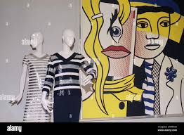 Fashion highlighting the original creations of French designer Yves Saint  Laurent in a retrospective show at the Costume Institute at Metropolitan  Museum of Art press preview