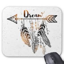 Dream Mouse Pad Zazzle Com In 2020 Drawing Wallpaper Arrow Background Bullet Journal Inspiration
