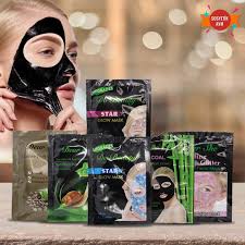 Dear She Tek Kullanimlik Maske Seti 6 Model Cil Maskeler Siyah Noktalar