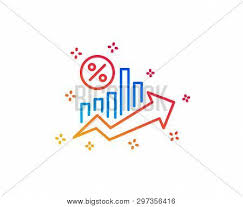 Loan Percent Growth Vector Photo Free Trial Bigstock