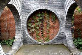 北京红砖美术馆 三 灰砖的艺术 xiaoz567 新浪博客 courtyard garden chinese courtyard landscape design