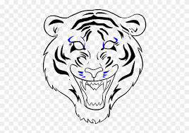 How do you draw a tiger head? Drawn White Tiger Mouth Open Drawing Draw A Tiger Face Free Transparent Png Clipart Images Download