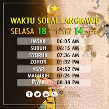 Imsak, subuh, syuruk, zohor, asar, maghrib dan isyak. Waktu Solat Asar Kedah