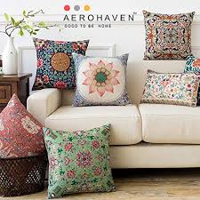 Contact cushions for sofa on messenger. Aerohaven Satin Turkish Decorative Throw Pillow 16 X 16 Inches Multicolour Cushion Cover Designs Cushion Covers Pillows