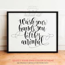 Wash Your Hands Sign Printable Art Bathroom Prints Funny Etsy Bathroom Humor Funny Bathroom Signs Bathroom Signs