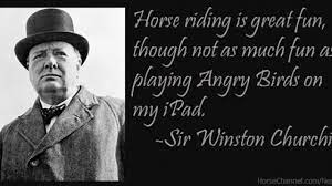Who Said That Probably Not Winston Churchill Horse Illustrated