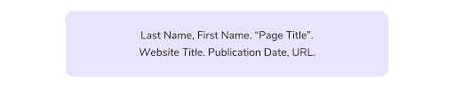 2) title of image (in italics or quotation marks). Cite A Website In Mla Apa And Chicago Formats