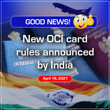 The government has also issued a reminder stating that rules require some oci card. Good News New Oci Card Rules Announced By India Miindia Com