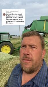 Replying to @lucasjedlicki1 #fypシ #farmtok #tractorguy😜 #tractorguy  ##roundbaling #netwrap