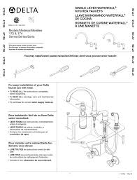 A seal that can be made out of various materials and used to ensure that the faucet's joints are watertight. Delta 172 Series Installation Manual Pdf Download Manualslib