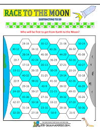 Subtraction Games For Kids Math Games Third Grade Math Printable Math Games