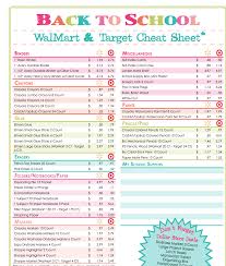 Walmart And Target Back To School Price List Back To School Savingsmania Back To School School Back To School Deals