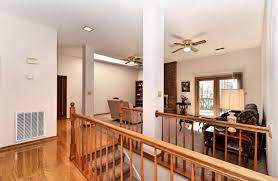 She also wanted to open up the living area of the upper level as well. Seems Simplest Stairs In Living Room Home Stairs Design Stairs Design