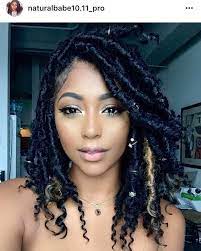 I M Really Feeling The Shorter Version Of Goddess Locs Naturalbabe10 11 Pro Natural Hair Styles Hair Styles Faux Locs Hairstyles