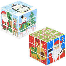 Christmas Crafts For Kids Christmas House Cube Puzzle