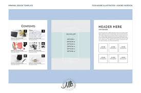 Minimal Ebook Template Ebook Template Mood Board Template Templates