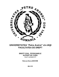 Indexul medical romedic va permite să publicați online informații din din acest domeniu, atat oferte de produse și servicii medicale, cat și alte informații medicale. Pdf Universitatea Petre Andrei Din Iasi Facultatea De Drept Drept Civil Persoanele Suport De Curs Anul I Semestrul Ii Raluca Oana Andone Kung Fucius Academia Edu