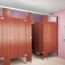 Plastic Laminate Toilet Partitions With Moisture Guard Edge