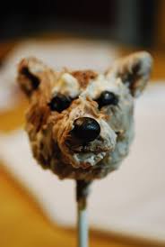 Wolf Dog Cake Pop Dog Puppy Animal Cake Pops Wolf Cake Baseball Cake Pops
