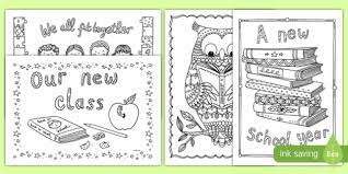 Welcome back to school coloring pages children are fascinated by colors. Back To School Colouring Pages Teacher Made Resources