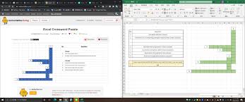 Maybe you would like to learn more about one of these? Excel Crossword Puzzle 10 Steps With Pictures Instructables