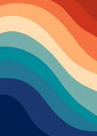 Retro Summer Wave 1 Poster By Anita S Bella S Art Displate In 2021 Cute Patterns Wallpaper Retro Wallpaper Abstract Wallpaper