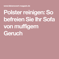 Polster Reinigen Mit Hausmitteln Gegen Flecken Und Geruche Polster Reinigen Reinigen Und Polster