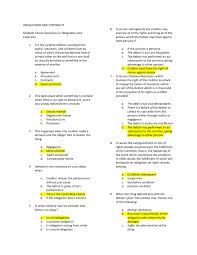That means there are two or more creditors entitled to types of obligation are as follows. Law On Obligations And Contracts Multiple Choice