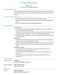 Then start with your personal biography with the following. Professional Administrative Resume Examples Livecareer