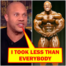 Phil Heath: "I took less than everybody, and I can point it out. I have  blood work from the very beginning. I won the Mr. USA taking 500 mg of  testosterone with