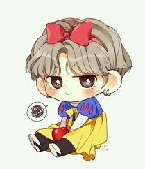 Aneka gambar kartun lucu emo meme animasi korea gambar love cinta romantis. Gambar Bts Kartun Kartun Chibi Ilustrasi Karakter