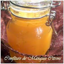 Confiture Mangue Citron Confiture De Mangue Confiture Mangue