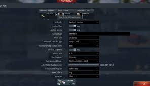 Lack of mission settings in singleplayer, mission editor and dynamic  campaign - General Discussion - War Thunder — official forum
