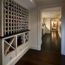 Create a spectacular wine decor in your kitchen, living room, or dining room with our under cabinet wine rack and glass holder. Living Room Built In Wine Rack Design Ideas