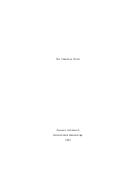 Https Monoskop Org Images A Ae Goldsmith Kenneth Complete Works 2018 Pdf