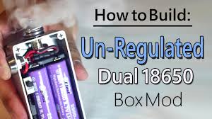 Onnix pod kit by freemax. How To Build Unregulated Dual 18650 Box Mod Youtube
