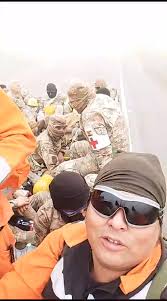 Voluntarios del Parque Amboró se trasladan hasta la zona de San Matías,  para ayudar a combatir el fuego.