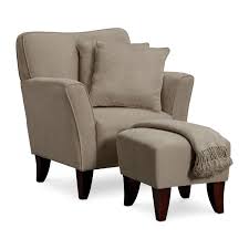 Celeste Chair Ottoman Pillows And Throw Taupe Comfortable Living Room Chairs Furniture Value City Furniture