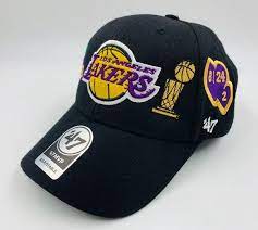 Exclusive Custom 2021 Los Angeles Lakers Kobe Bryant Tribute 47 Brand Mvp Adjustable Cap Kobe Bryant Tribute Lakers Hat Los Angeles Lakers