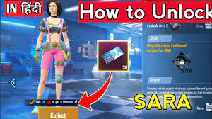 Now the character is unlocked and some other things are yet to be unlocked. How To Unlock Sara Character In Pubg Mobile How To Buy Sara Character With Uc Without Uc à¤¹ à¤¦ Youtube