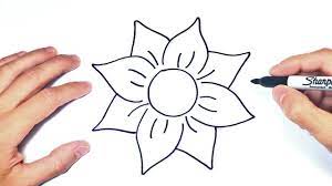 Maybe you would like to learn more about one of these? Como Dibujar Una Flor Linda Paso A Paso Dibujo De Flor Bonita Youtube